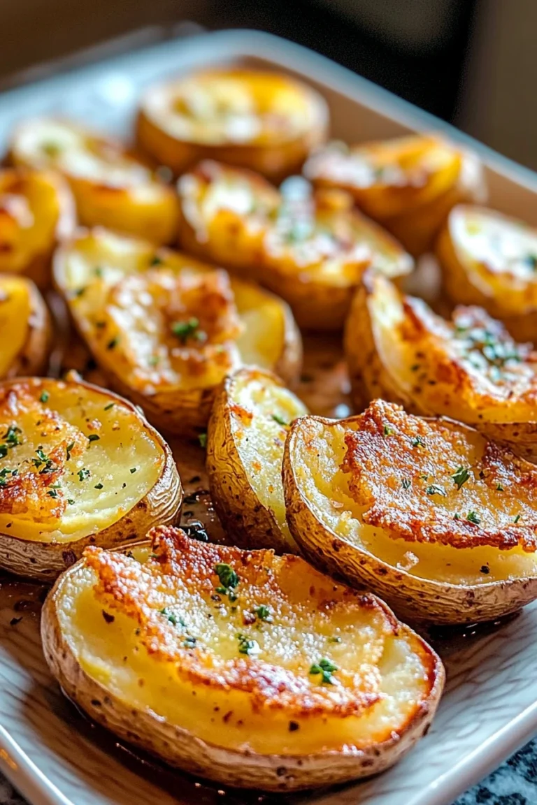 Crispy Sliced Baked Potatoes