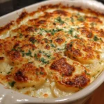 Cheesy Garlic Potatoes Gratin