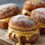 Pumpkin Cheesecake Brioche Doughnuts
