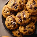 Chewy Pumpkin Chocolate Chip Cookies