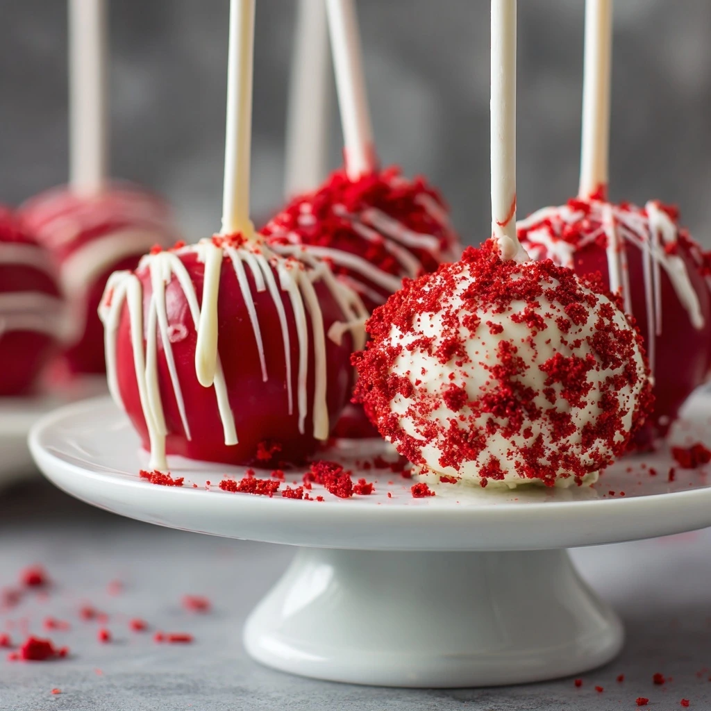 Bloody Red Velvet Cake Pops