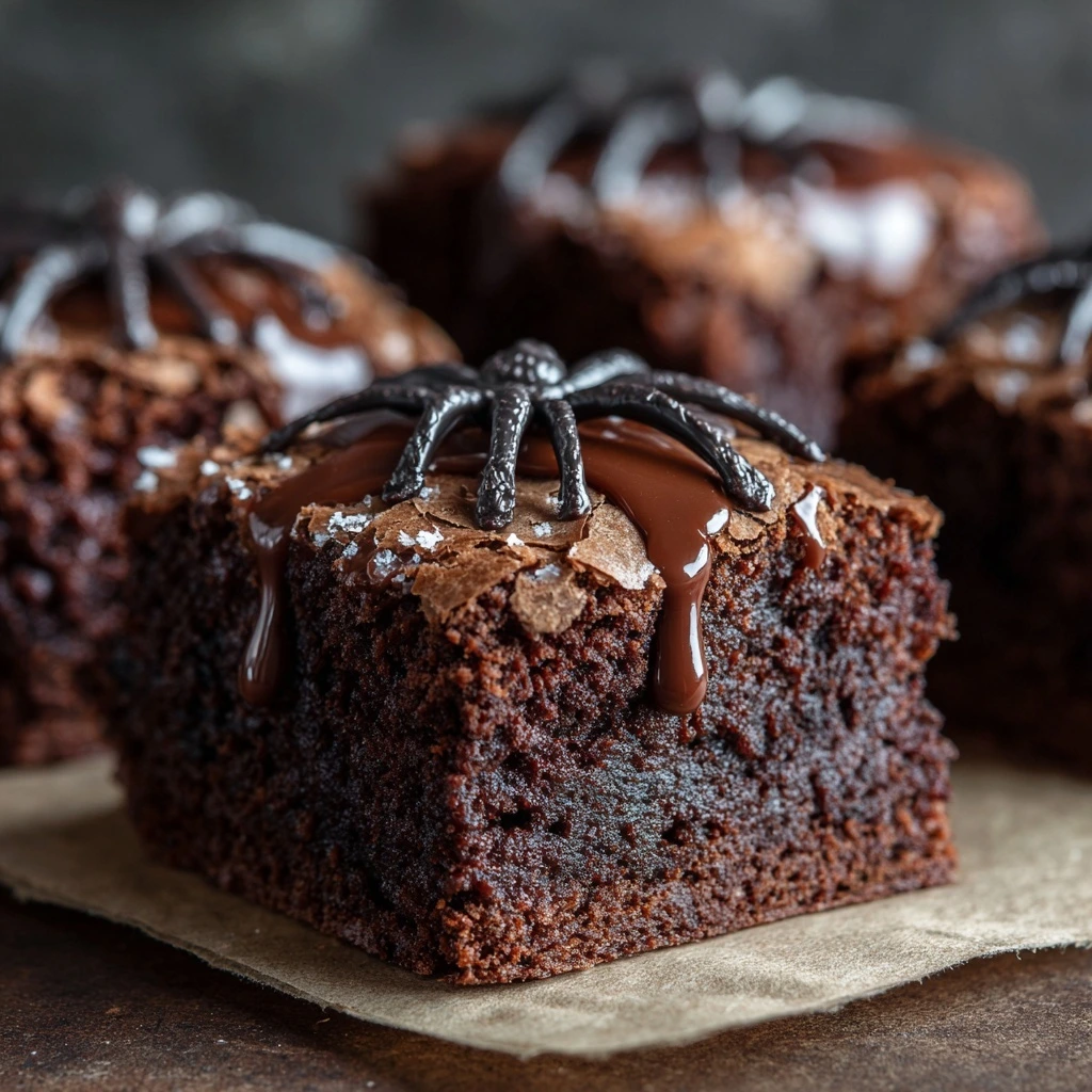 Spider Chocolate Brownies