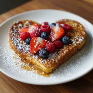 Heart-Shaped French Toast