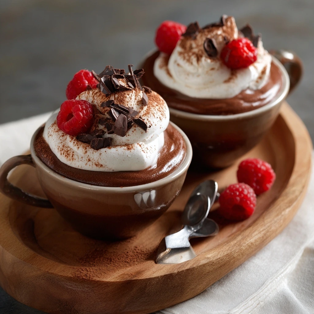 Hot Cocoa Mousse Cups