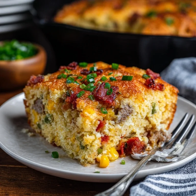 Loaded Cornbread Casserole