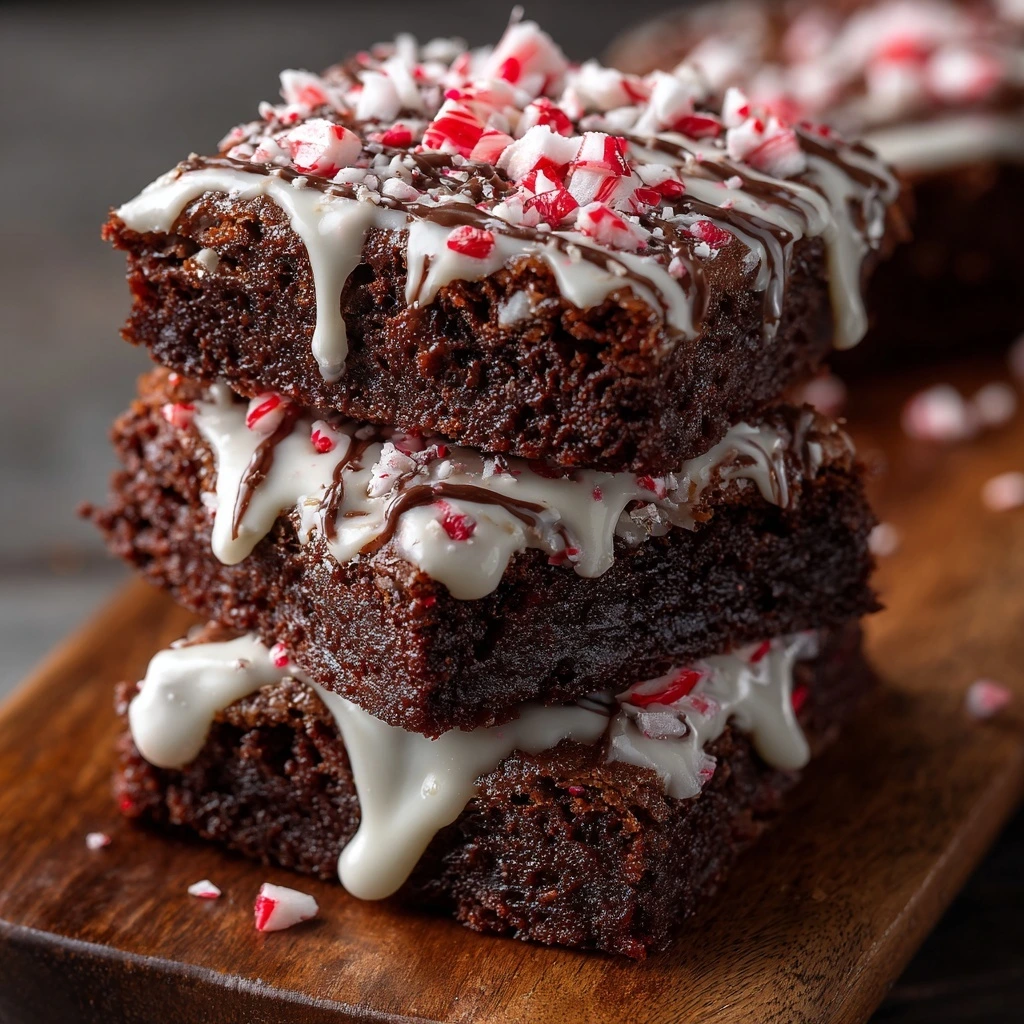 Peppermint Bark Brownies – Quick & Easy 15-Minute Christmas Dessert