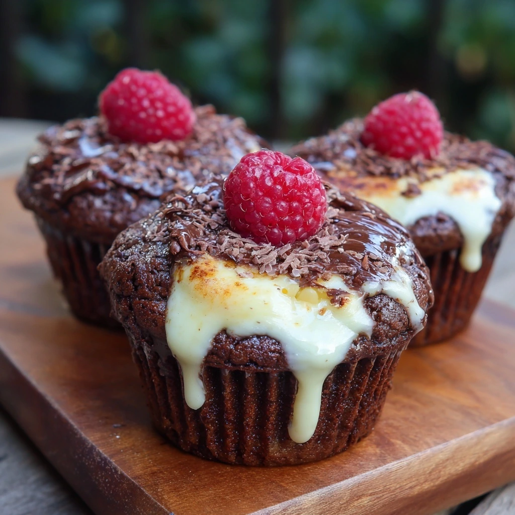 Molten Raspberry Chocolate Cupcakes – Ooey Gooey