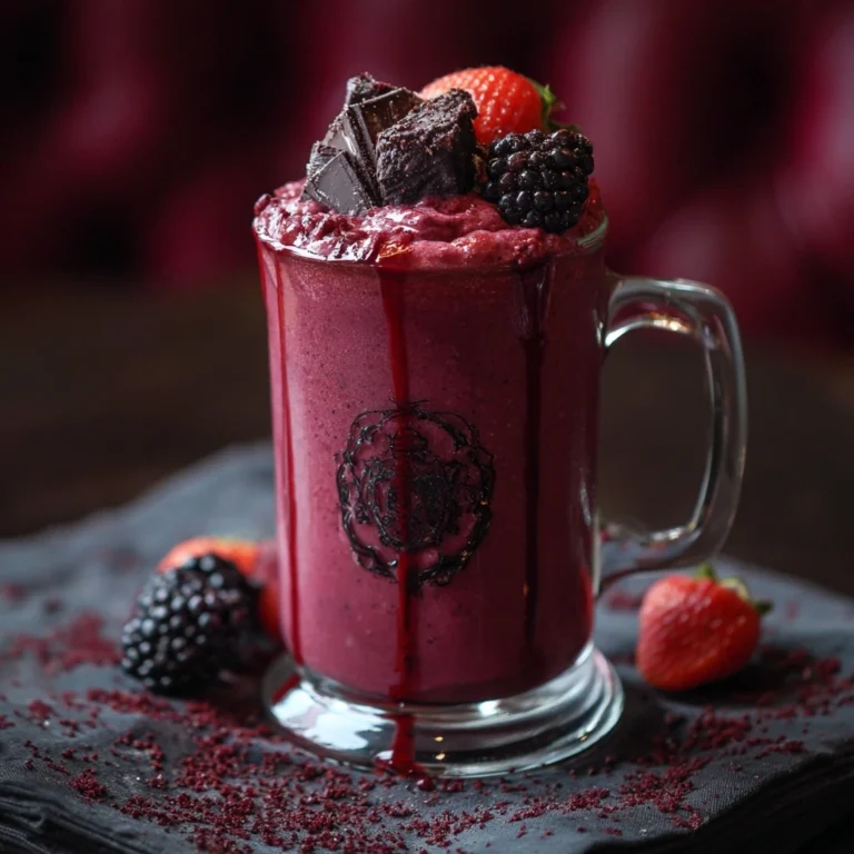 Vampire Bite Red Wine Milkshake