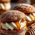 Apple Cider Whoopie Pie Cookies with Caramel