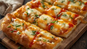 Savor the Sweet & Spicy Hot Honey Garlic Bread Pizza