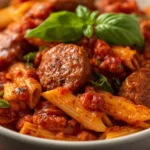 Spicy Sausage & Tomato Penne – Easy 30-Minute Dinner Recipe