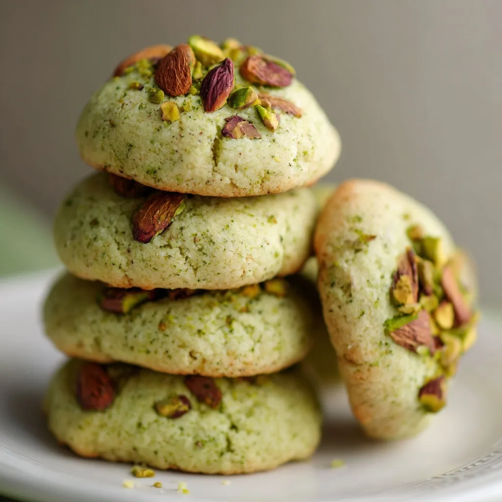 Pistachio Wedding Cookies