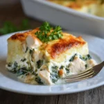 Chicken and Spinach Casserole with Cream Cheese