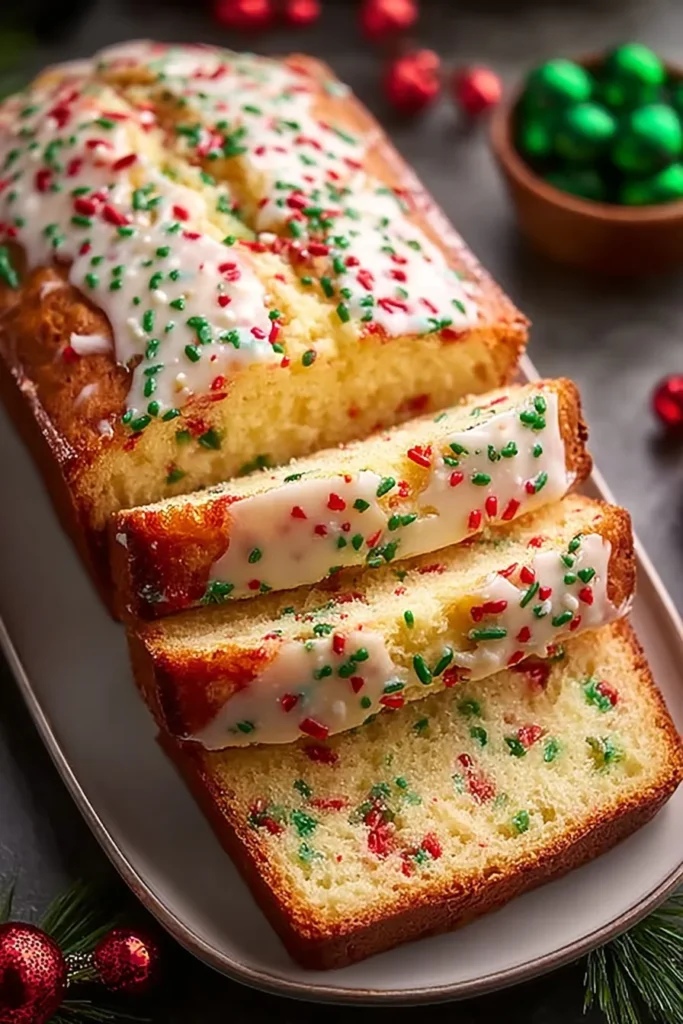 Christmas Sprinkle Buttermilk Bread: A Festive and Moist Holiday Favorite