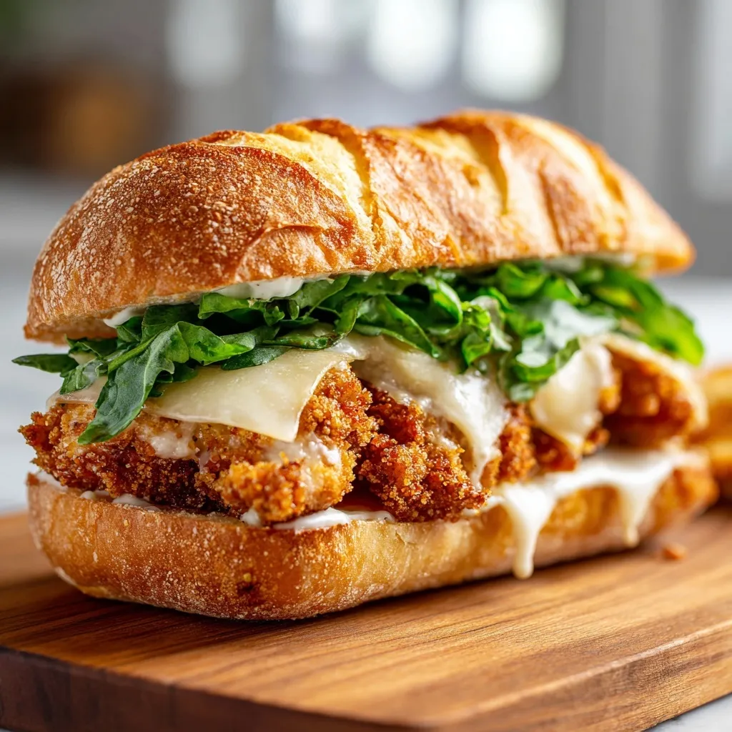 Chicken Caesar Sandwich: The BEST Crispy Chicken Sandwich