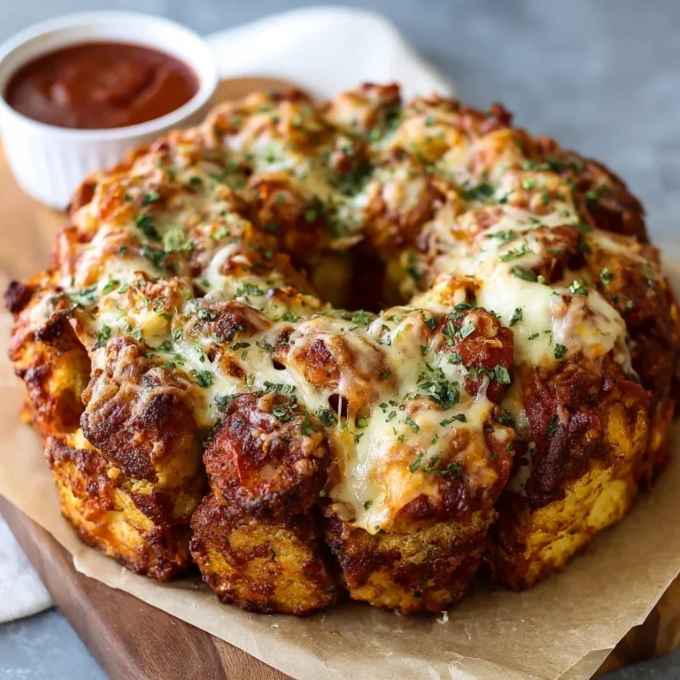 Easy Pull Apart Pizza Monkey Bread