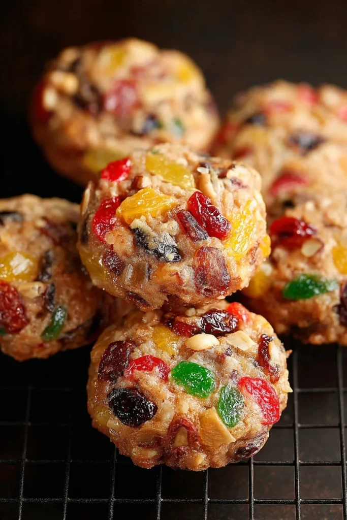Easy Christmas Fruitcake Cookies