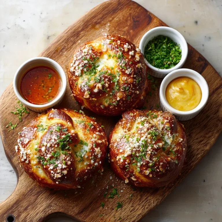 Cheese-Stuffed Pretzels
