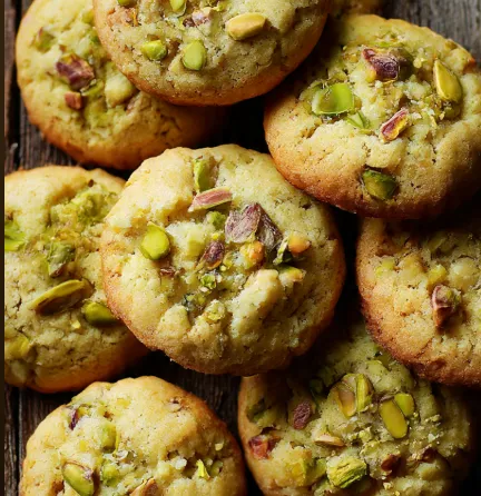 Pistachio cookies so moist and delicious