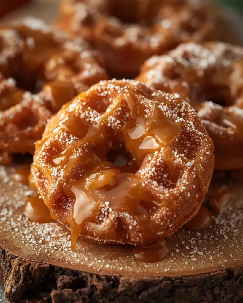 Apple Fritter Waffle Donuts