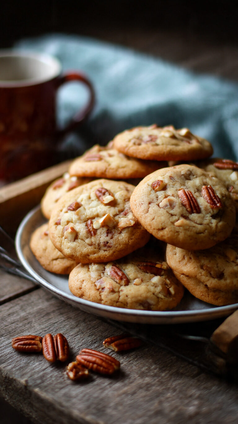 Soft Maple Pecan Cookies