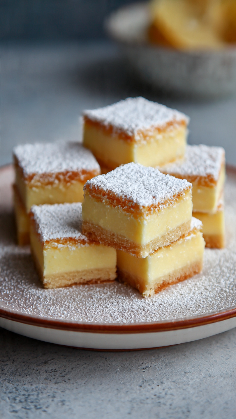 Vanilla Custard Cream Squares