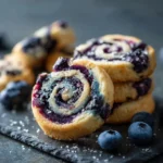 Blueberry Cheesecake Swirl Cookies