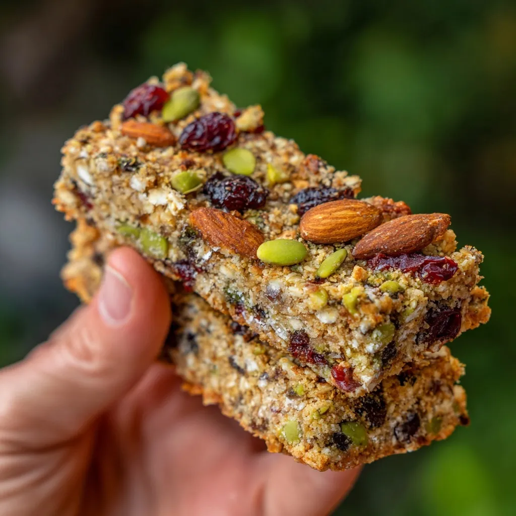 Healthy Chewy Granola Bar Recipe