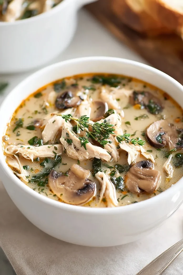 Comforting Rotisserie Chicken and Mushroom Soup Special?