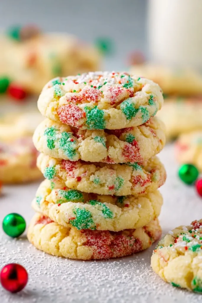 Christmas Gooey Butter Cookies