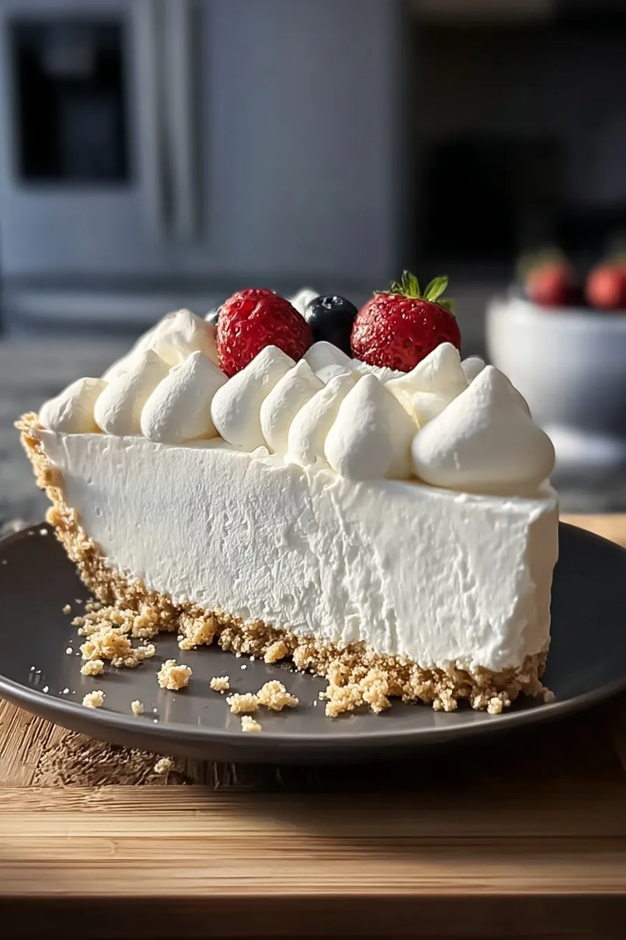 No-Bake Marshmallow Cheesecake