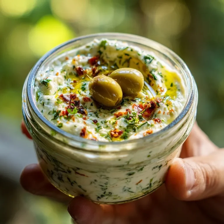 Olive Lovers’ Dream Dip – Creamy Feta & Green Olive Spread