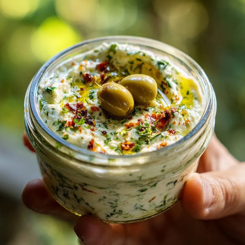 Olive Lovers’ Dream Dip – Creamy Feta & Green Olive Spread