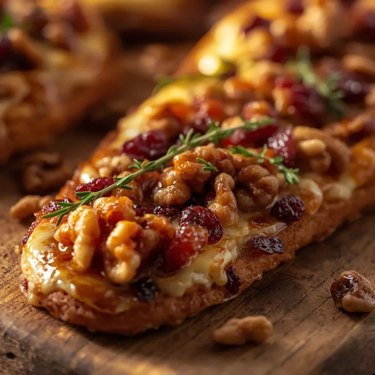 Crispy Flatbread with Brie