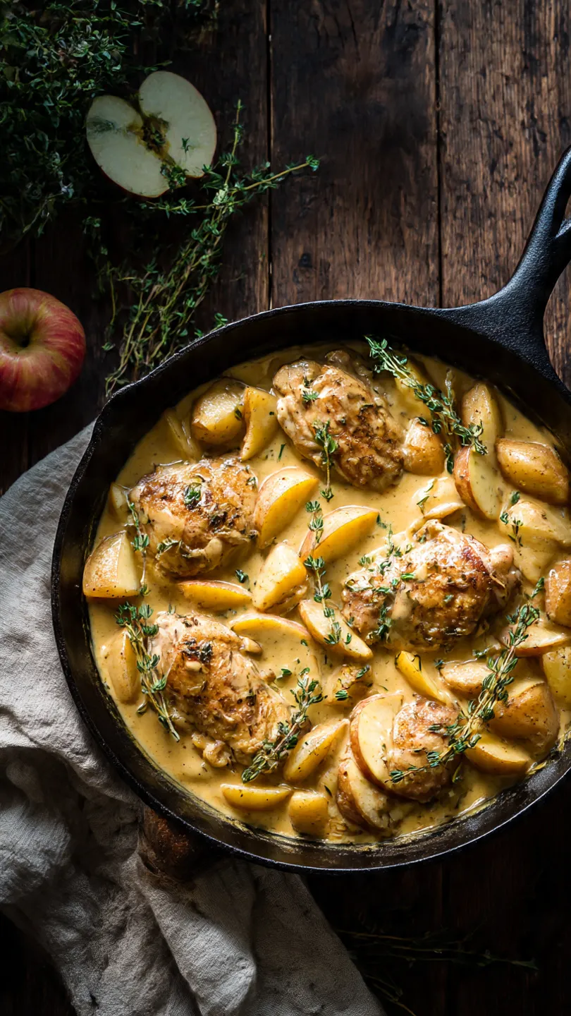 French Apple Cider Chicken