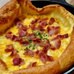 Cheddar Bacon Dutch Baby