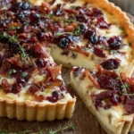 Cranberry Brie Tart with Pancetta
