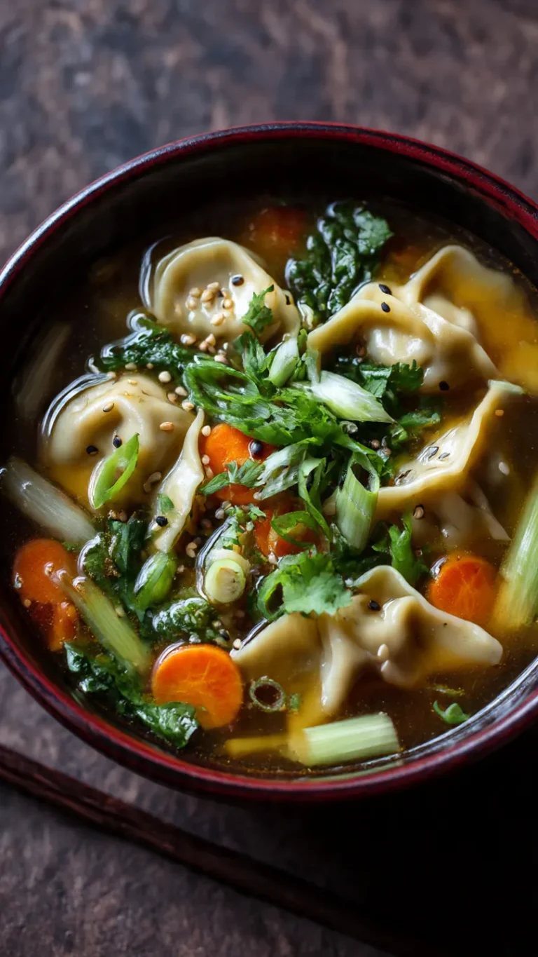 Easy Potsticker Soup