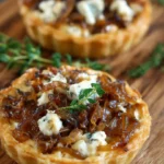 Irresistible Caramelized Onion and Goat Cheese Tarts in 3 Easy Steps