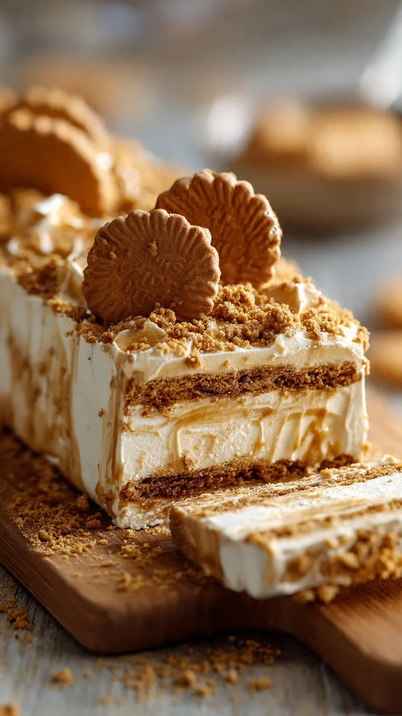 No-Bake Biscoff Icebox Cake