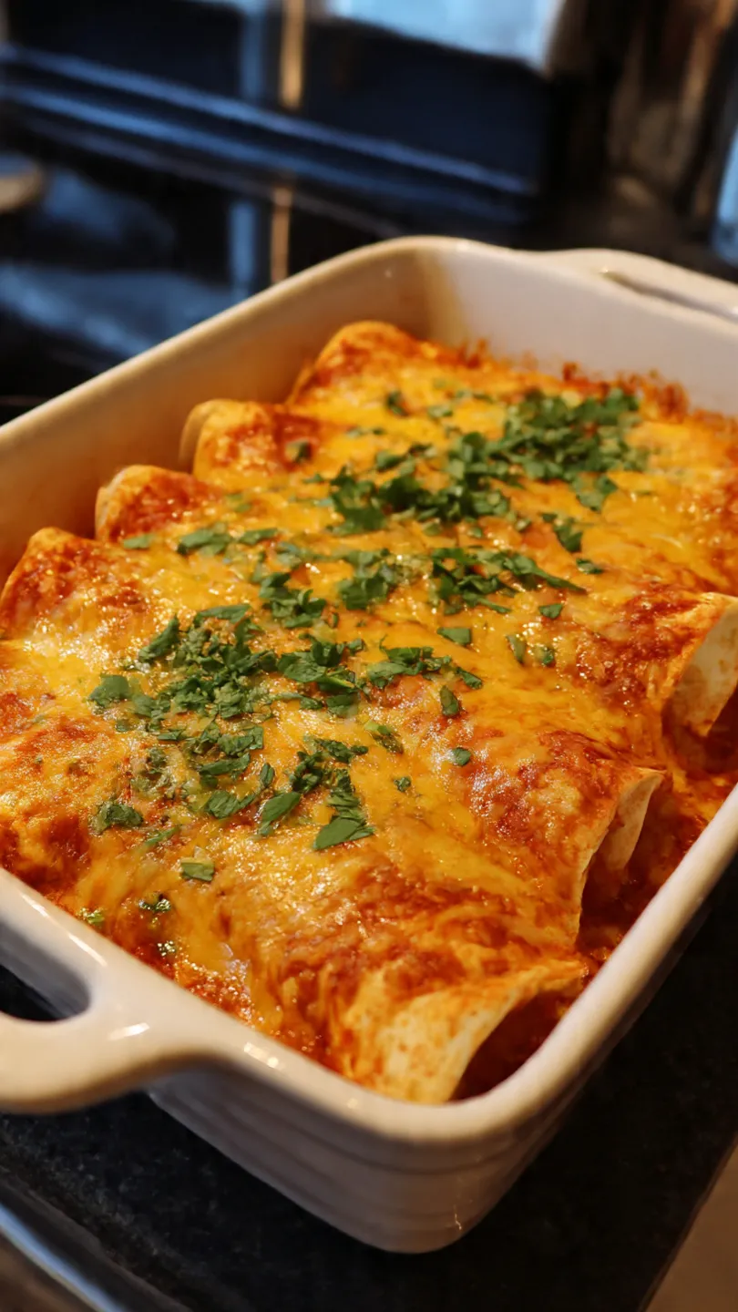 Quick and Easy Chicken Enchiladas