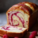 Raspberry Swirl Brioche Loaf