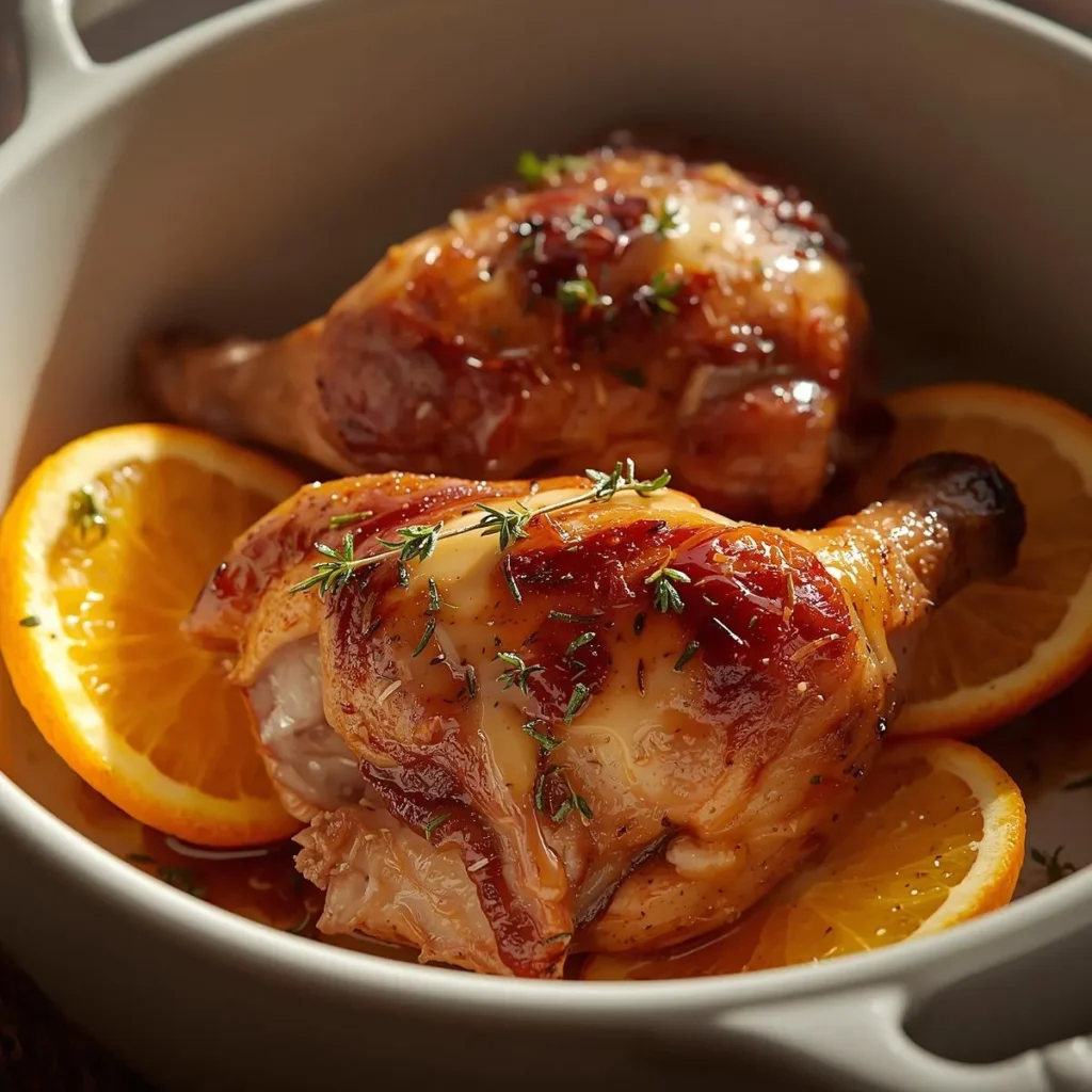 Sweet and Savory Roasted Orange Chicken