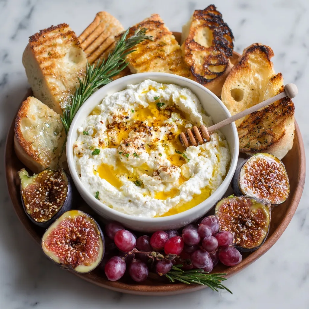 Hot Honey Ricotta Dip