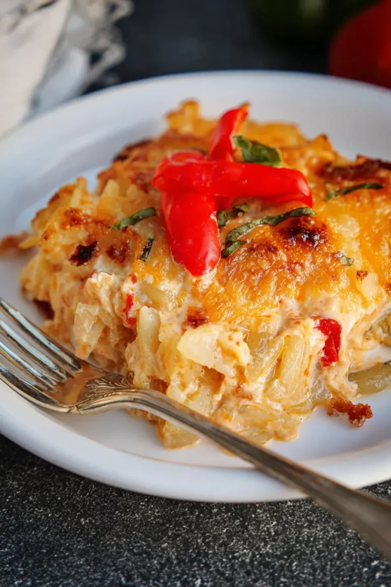 Pimento Cheese Hash Brown Casserole: