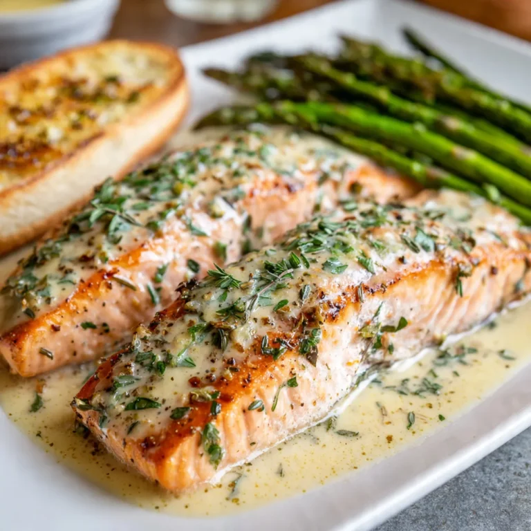 Baked Boursin Salmon