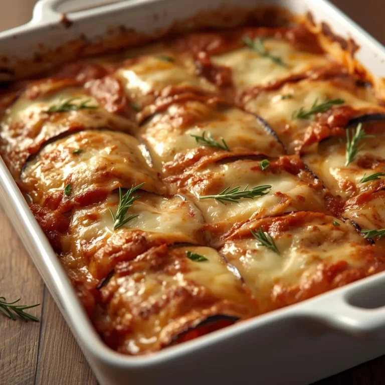Meatless Eggplant Casserole with Ricotta