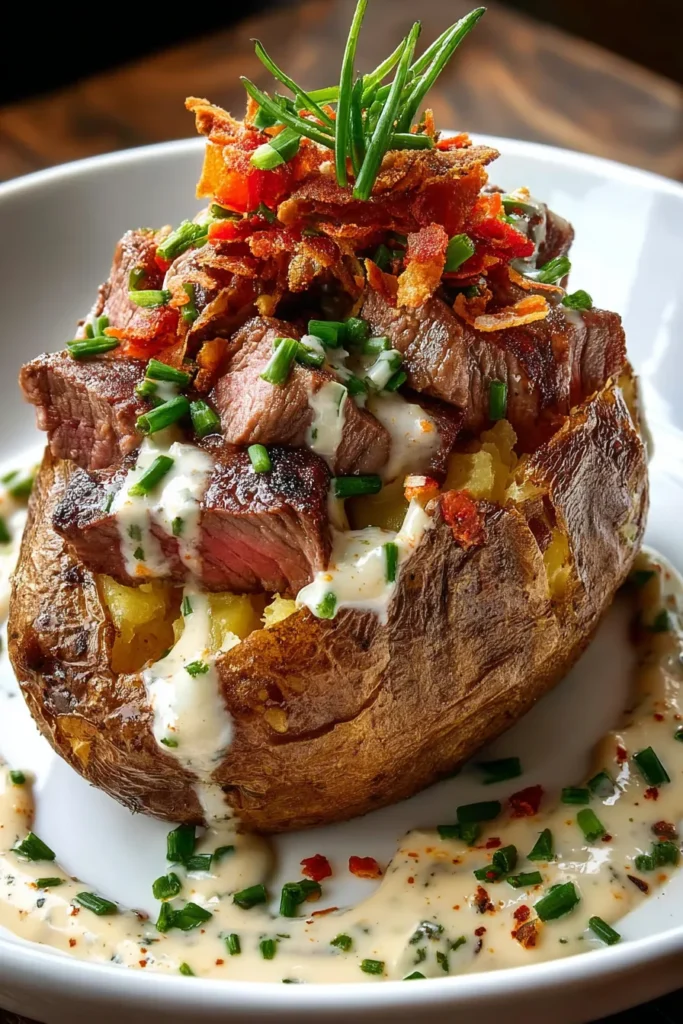 Classic Loaded Steak Potato Reinvented for Steak Lovers