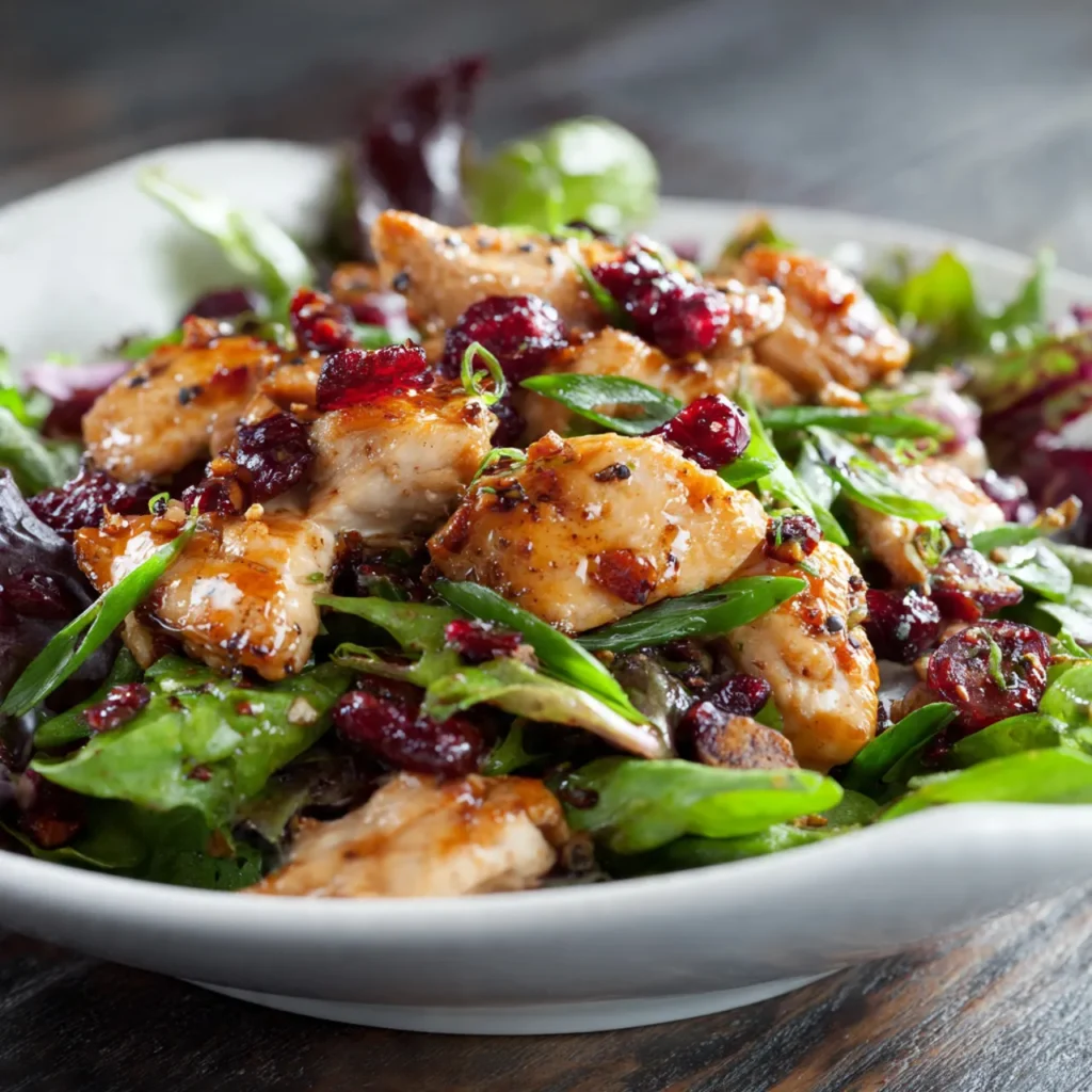 Asian Chicken Cranberry Salad: End Sad Lunch in 15 Min