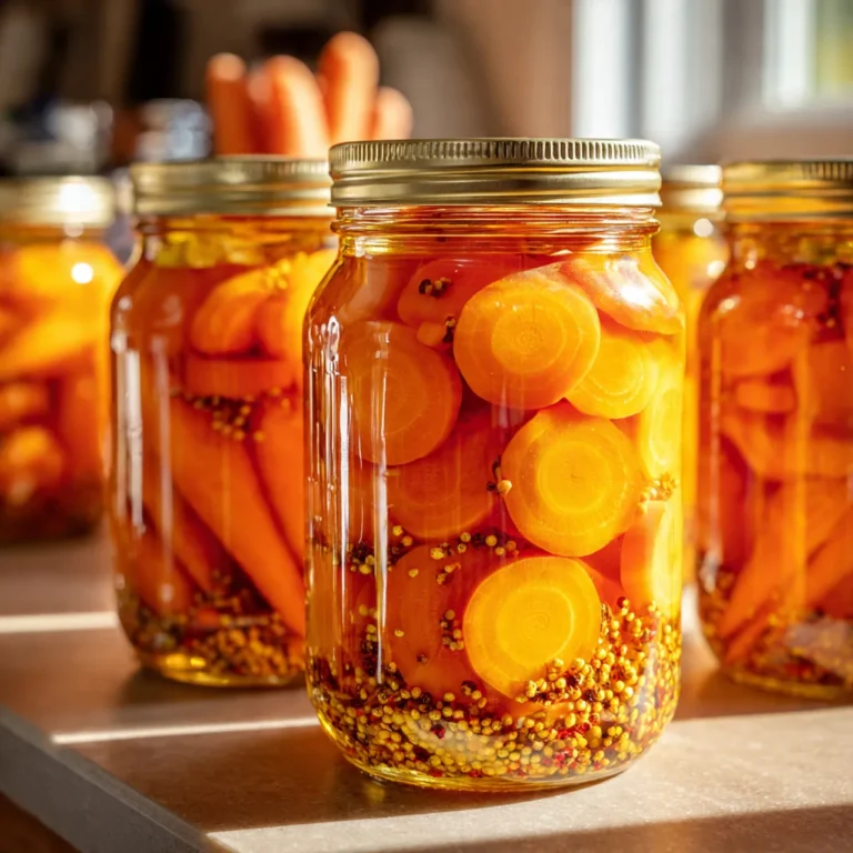 Hot Honey Pickled Carrots – Sweet, Spicy & Seriously